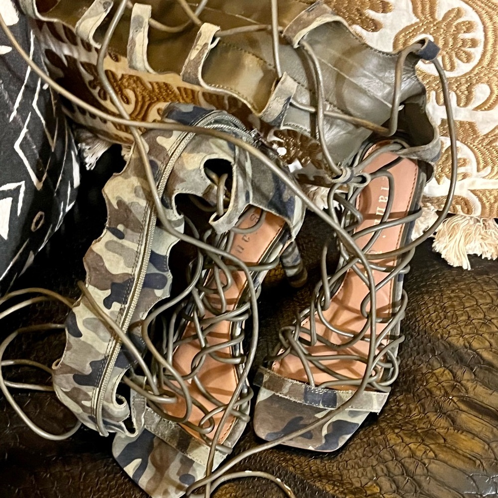 Camouflage Gladiator Women's Sandals